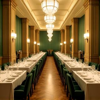 Salone da pranzo lussuoso